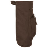 Ecologisch uniseks tuinschort Chocolate One Size