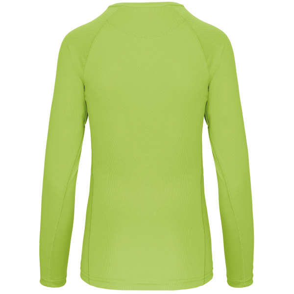 Ladies' long-sleeved sports T-shirt Lime XL Ladies' long-sleeved sports T-shirt Lime XL
