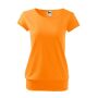 T-shirt women's City tangerine orange XXL