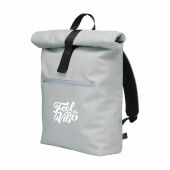 Lennon RCS Recycled Roll-Top Backpack rugzak - lichtblauw