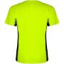 Shanghai sportshirt met korte mouwen voor kinderen - Fluor groen/Zwart - 4