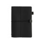 Daily Notes Binder 3-in-1 hervulbaar PU notitieboek, zwart