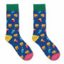 FUNNY L - Sokken met een grappig patroon - Royal Blauw FUNNY L - Sokken met een grappig patroon - Royal Blauw