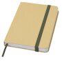 Reed A6 recycled hard cover notebook with plain pages - Forest green