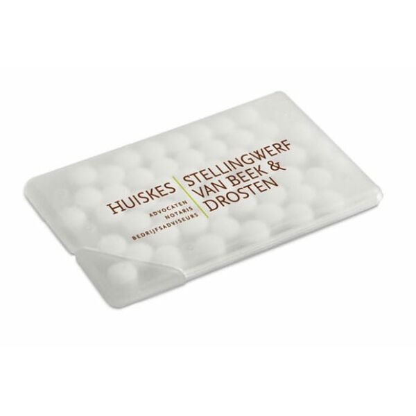 Bedrukte Mint creditcard