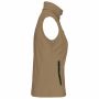 Dames softshell bodywarmer camel S