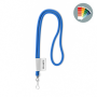 Polyester 2-kleurige koord-lanyard met full color label