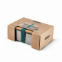 Black+Blum RVS Sandwichbox Groot, turquoise