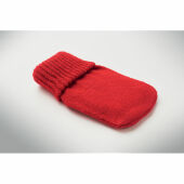 WARMMUFF - Handwarmer gebreid polyester - Rood WARMMUFF - Handwarmer gebreid polyester - Rood