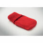 WARMMUFF - Handwarmer gebreid polyester - Rood