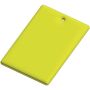 RFX™ H-12 rechthoekige lichtgewicht reflecterende PVC hanger, groot - Neongeel