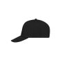 5 Panel Promo Cap Lightly Laminated black one size