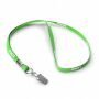 Polyester tubulaire keycord met metalen klem