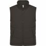 Met fleece gevoerde bodywarmer dark grey 4XL