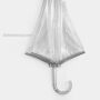 Transparante koepelparaplu BELLEVUE transparant, zilver