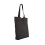 Shopper van verwassen katoen Washed Black One Size