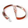 Polyester keycord met gesublimeerde satijnen overlay