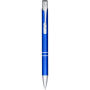 Moneta geanodiseerde aluminium balpen (blauwe inkt) - Blauw