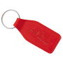 Sleutelhanger P02046, Kunstleder, Rood