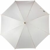 rPET 190T automatische golfparaplu beige