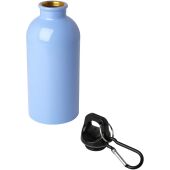 Oregon 400 ml RCS gecertificeerde enkelwandige roestvrijstalen waterfles met karabijnhaak - Cloud Blue