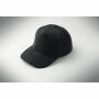 WALE - 5 panelen corduroy baseballcap - Zwart