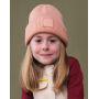 Kids Deep Cuffed Tonal Patch Beanie - Natural Stone - 3-8 YRS Kids Deep Cuffed Tonal Patch Beanie - Natural Stone - 3-8 YRS