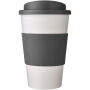 Americano® 350 ml geïsoleerde beker met grip - Wit/Grijs Americano® 350 ml geïsoleerde beker met grip - Wit/Grijs