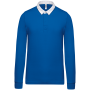 Rugbypolo Light Royal Blue / White 5XL