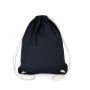 Katoenen rugzak met koordjes Navy One Size