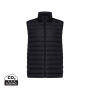 IQONIQ Meru heren gerecycled polyester bodywarmer, zwart (XXXL)