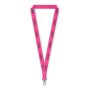 Polyester lanyard met reflecterende draden