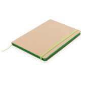 A5 kraft notitieboek, groen