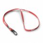 Polyester tubulaire keycord met metalen klem