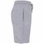 Duurzame fleece short voor heren oxford grey XS