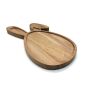 Plank Paashaas beuken 30x17 cm