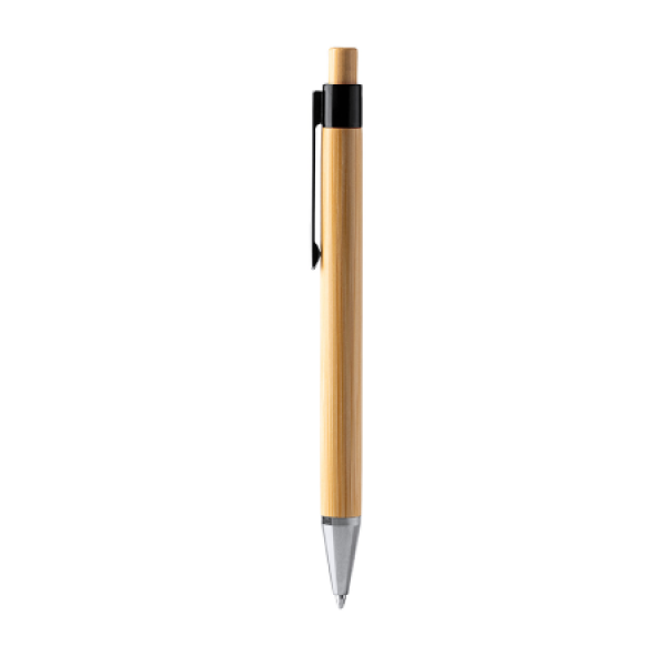KOLO bamboe balpen - zwart KOLO bamboe balpen - zwart