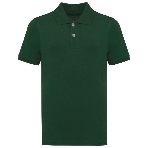 Bio180 piqué kinderpolo Forest Green 10/12 jaar Bio180 piqué kinderpolo Forest Green 10/12 jaar