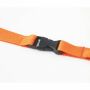 LANY - Lanyard, metalen haak. 20 mm - Oranje