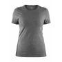 DEFT 2.0 TEE W DK GREY MELA XS