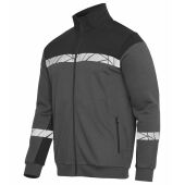 7103 FULL ZIP SWEATSHIRT PGL Grey/Black XS