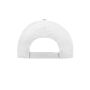 Brushed 6 Panel Cap white one size