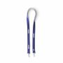 Polyester Pantone-gematchte zeefdruk keycord met 2 clips