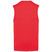 Heren spencer met v-hals Red S