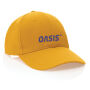 Impact AWARE™ 6 panel 280gr gerecycled katoenen cap, geel