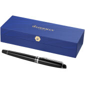 Waterman Expert vulpen (blauwe inkt) - Zwart/Chroom Waterman Expert vulpen (blauwe inkt) - Zwart/Chroom