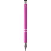 Moneta balpen van gerecycled aluminium (blauwe inkt) - Magenta