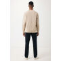 IQONIQ Etosha lichtgewicht gerecycled katoen sweater, desert (L)