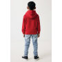 IQONIQ Yengo kids recycled katoen hoodie met steekzakken, rood (910)