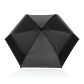 19.5" Aware™ RPET super mini manual 190T Pongee umbrella, zwart